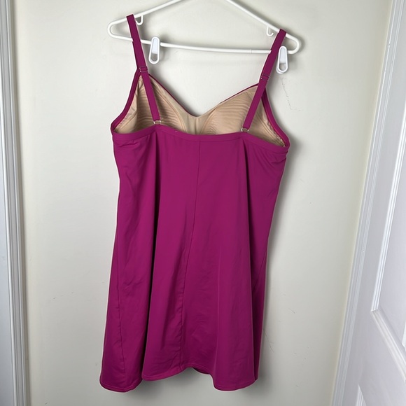 Lands End Plus Size Women One-piece Swim Dress Size 18DDD - Picture 11 of 13